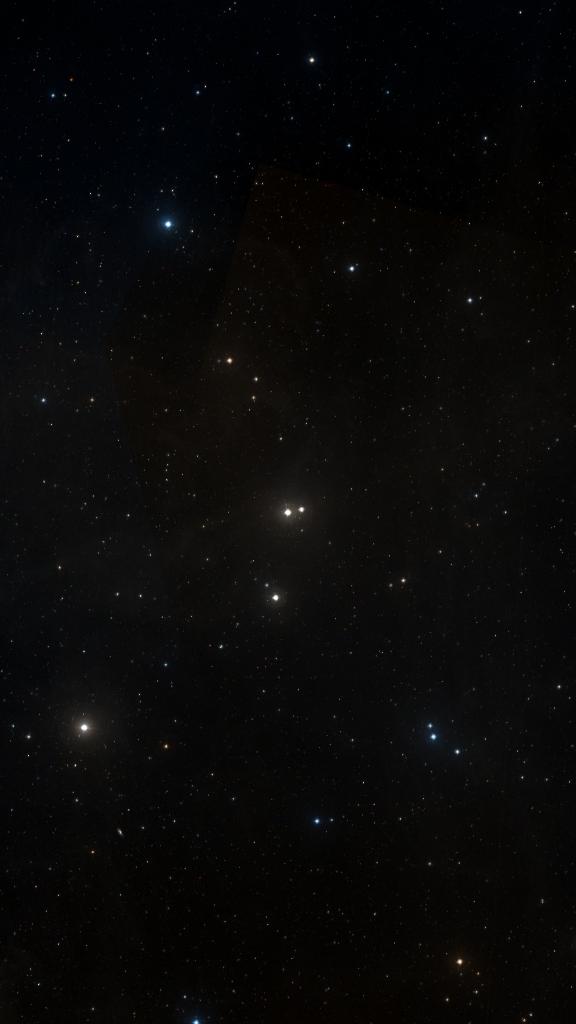 Le ciel autour de 75 Draconis, cadré au champ de Seestar S30 Pro