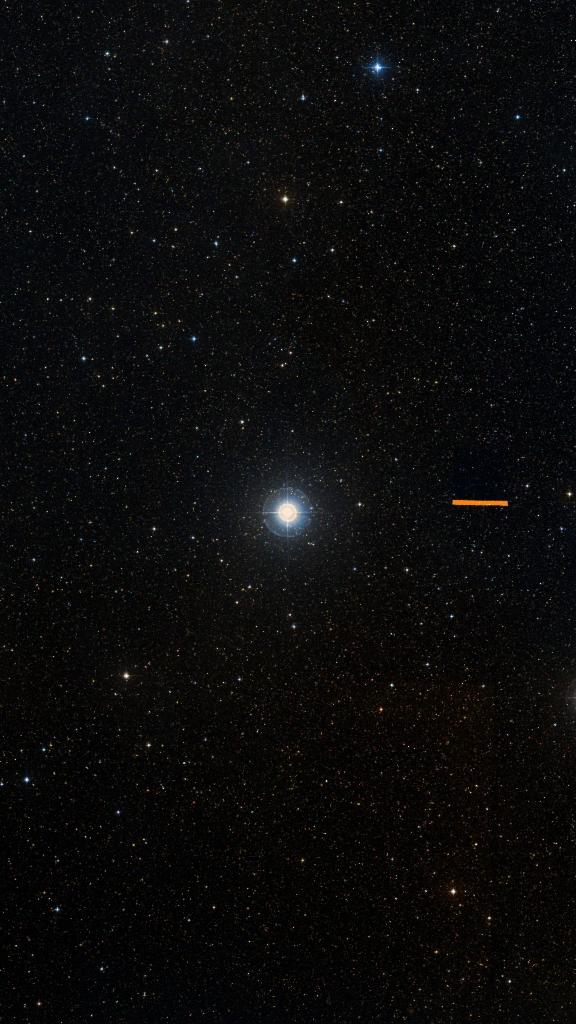 Le ciel autour de Albaldah, cadré au champ de Seestar S30 Pro