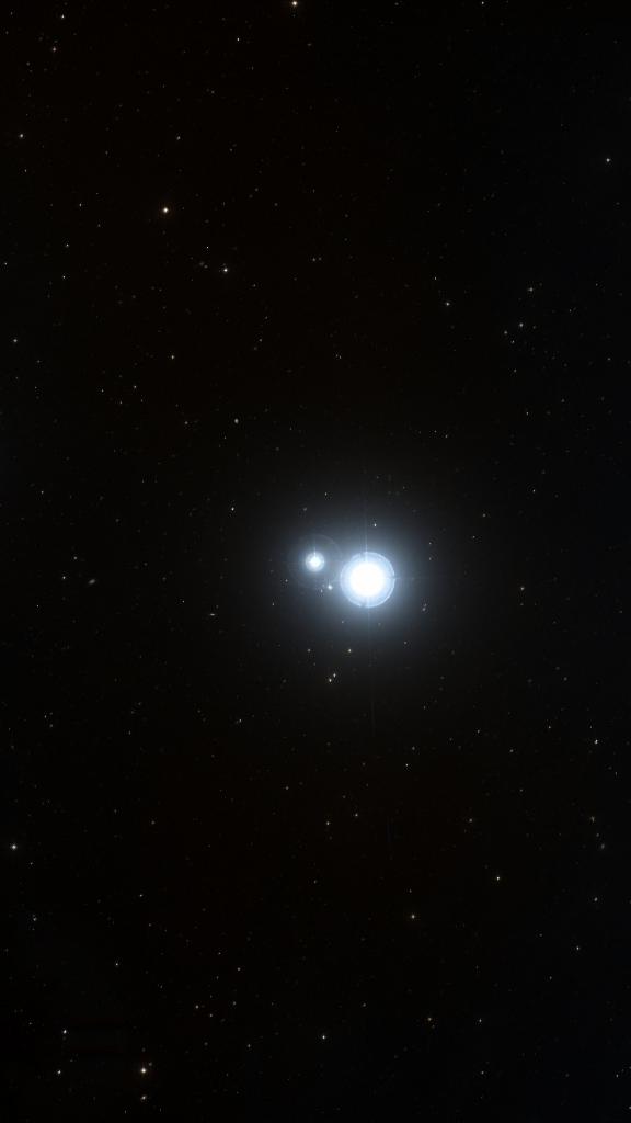 Le ciel autour de Alcor, cadré au champ de Seestar S30 Pro