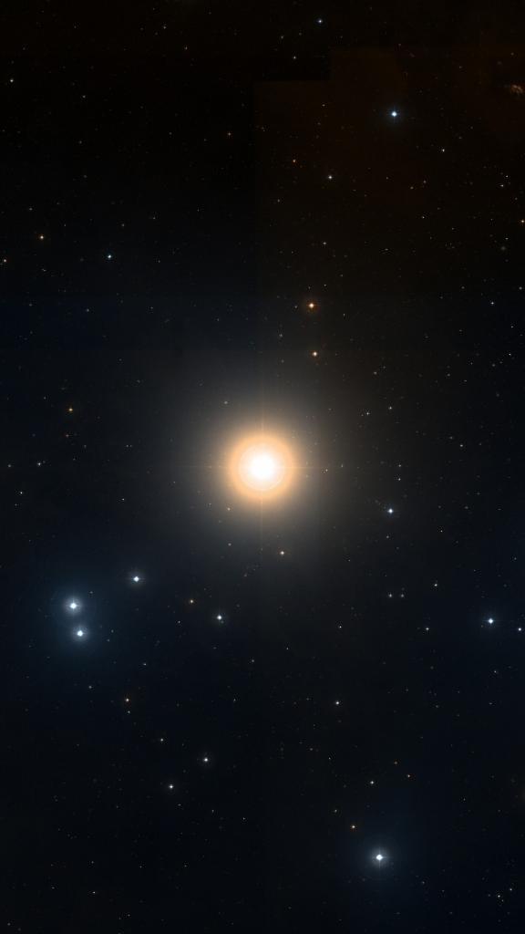 Le ciel autour de Aldebaran, cadré au champ de Seestar S30 Pro