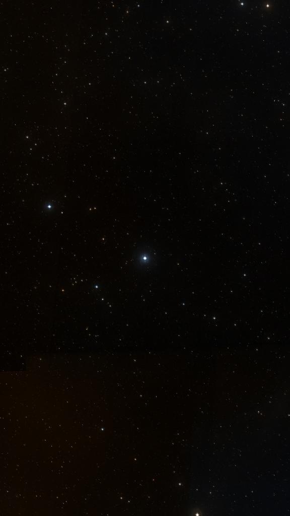 Le ciel autour de Alruba, cadré au champ de Seestar S30 Pro