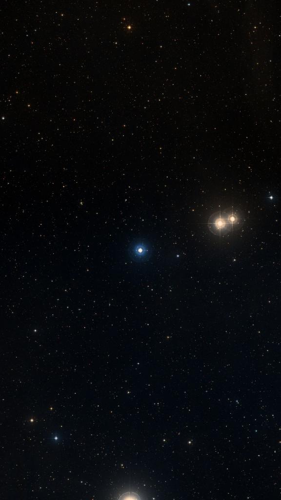 Le ciel autour de Alshat, cadré au champ de Seestar S30 Pro