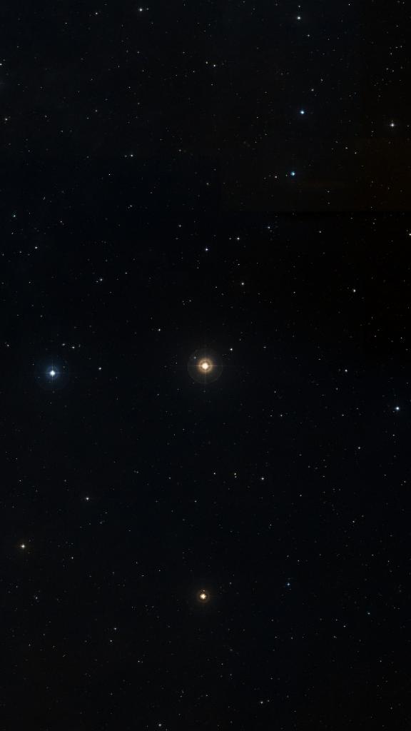 Le ciel autour de Ancha, cadré au champ de Seestar S30 Pro
