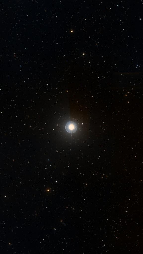 Le ciel autour de Arneb, cadré au champ de Seestar S30 Pro