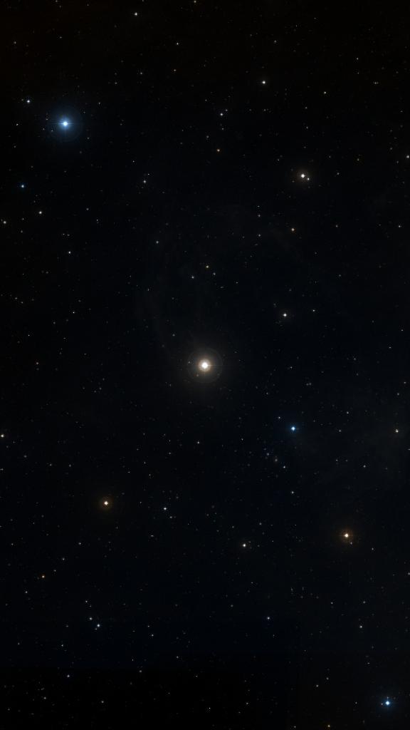 Le ciel autour de Botein, cadré au champ de Seestar S30 Pro