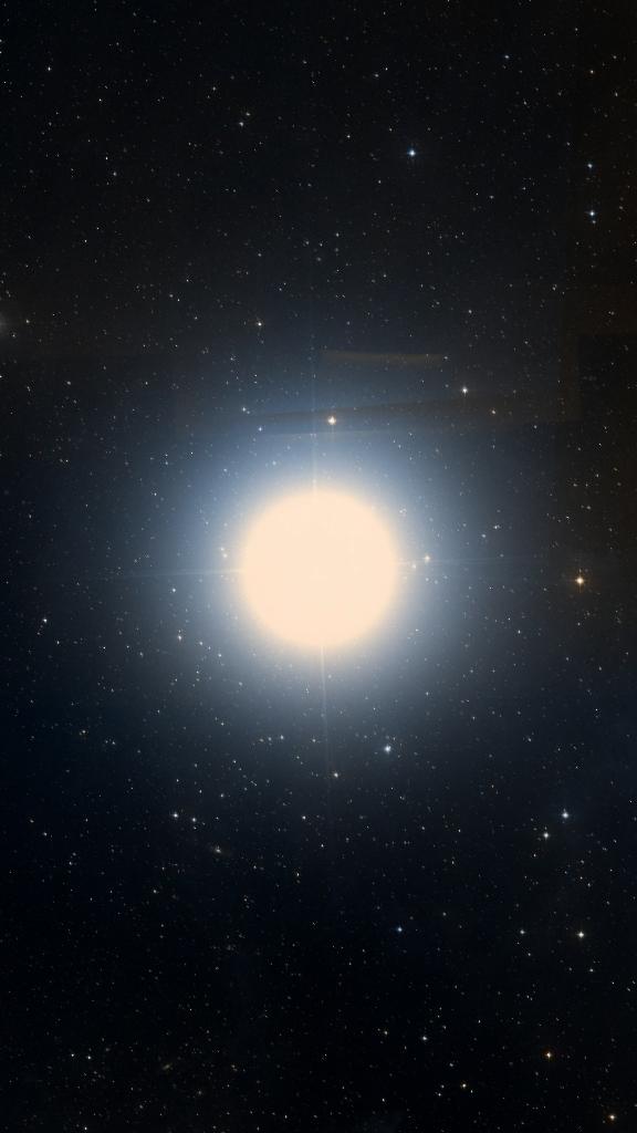 Le ciel autour de Canopus, cadré au champ de Seestar S30 Pro