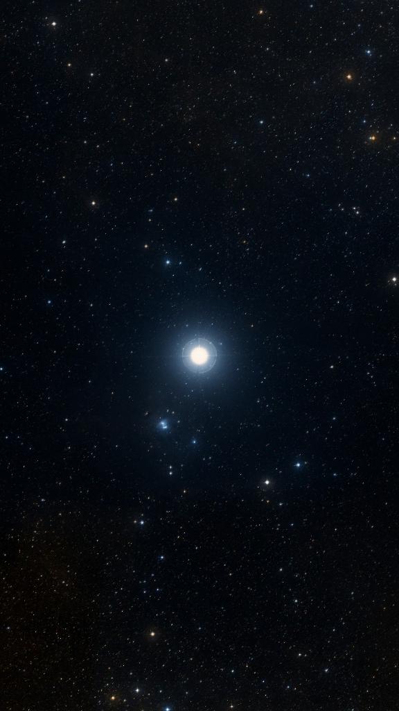 Le ciel autour de Caph, cadré au champ de Seestar S30 Pro