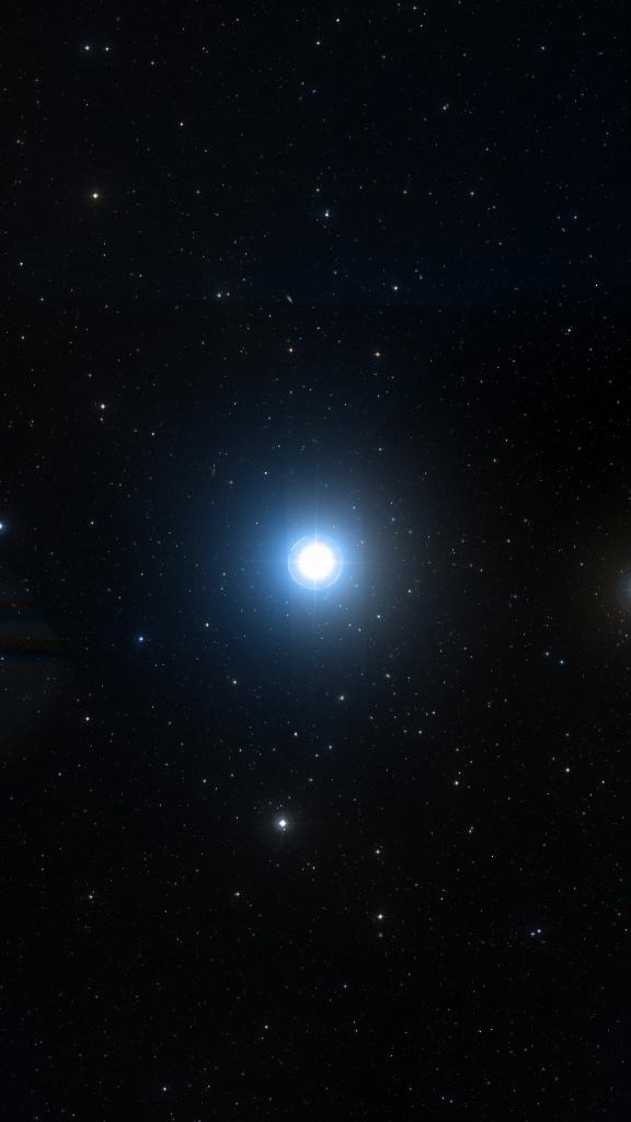 Le ciel autour de Castor B, cadré au champ de Seestar S30 Pro