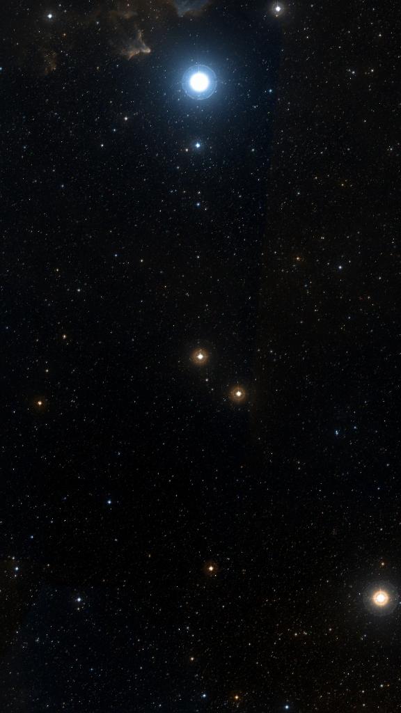 Le ciel autour de Castula, cadré au champ de Seestar S30 Pro