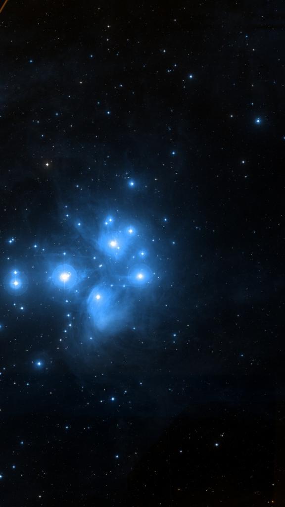 Le ciel autour de Celaeno, cadré au champ de Seestar S30 Pro