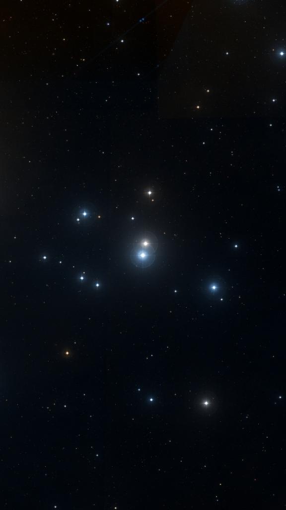 Le ciel autour de Chamukuy, cadré au champ de Seestar S30 Pro
