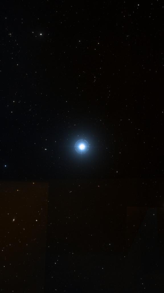 Le ciel autour de Cor Caroli, cadré au champ de Seestar S30 Pro