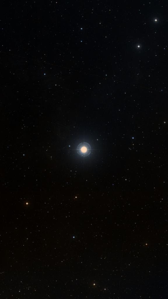 Le ciel autour de Deneb Algedi, cadré au champ de Seestar S30 Pro