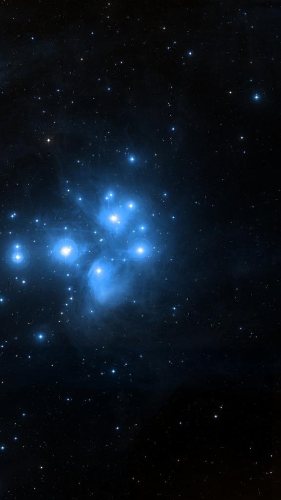 Le ciel autour de Electra, cadré au champ de Seestar S30 Pro