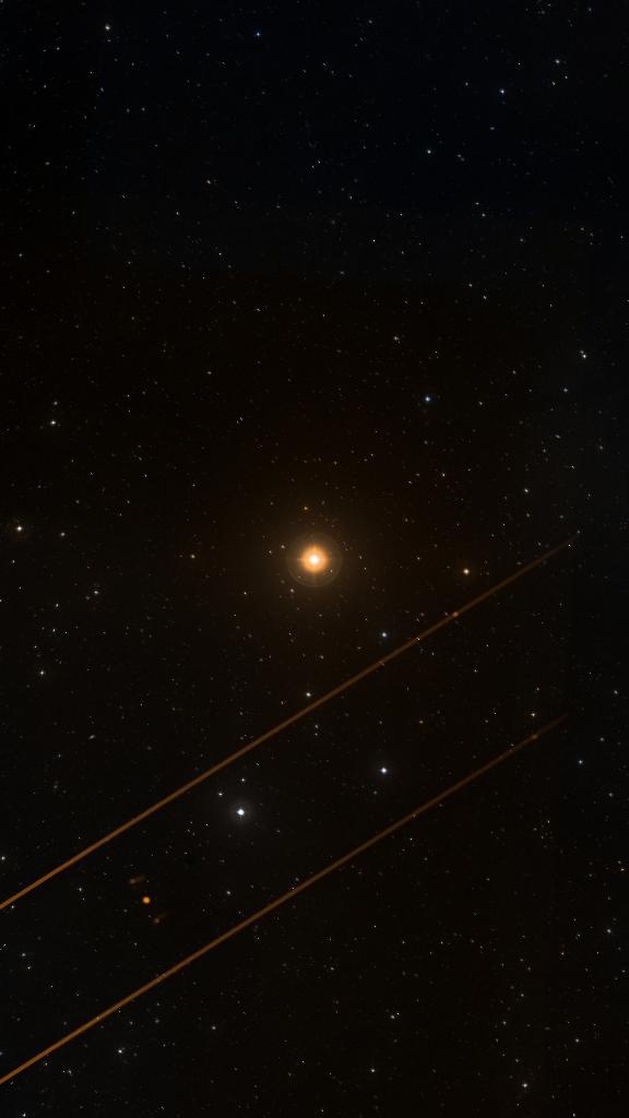 Le ciel autour de Grumium, cadré au champ de Seestar S30 Pro