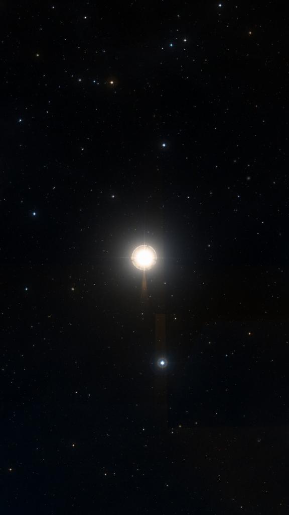 Le ciel autour de Hamal, cadré au champ de Seestar S30 Pro