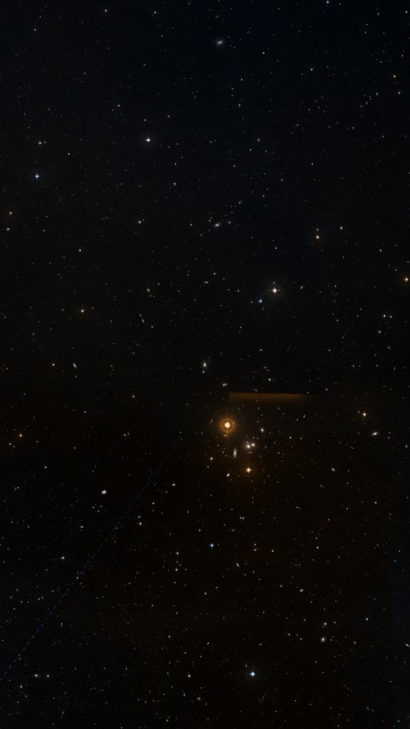 Le ciel autour de IC 2597, cadré au champ de Seestar S30 Pro