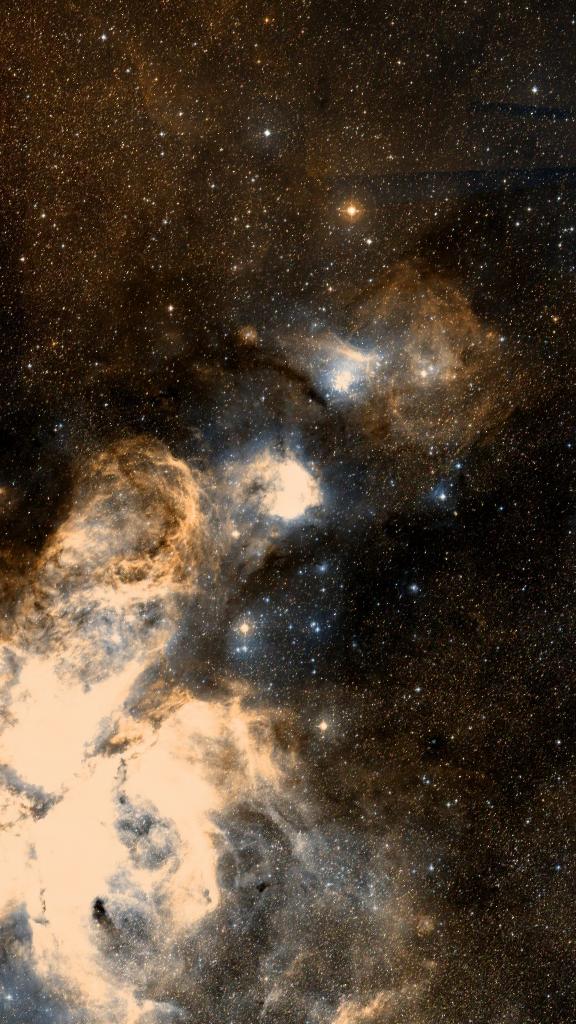 Le ciel autour de IC 2599, cadré au champ de Seestar S30 Pro