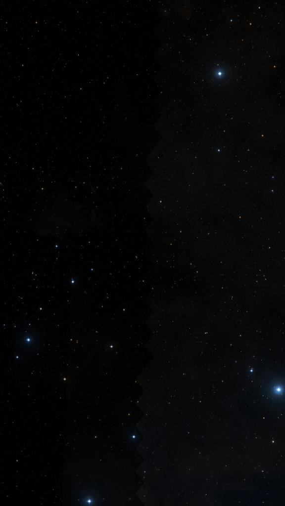 Le ciel autour de IC 351, cadré au champ de Seestar S30 Pro