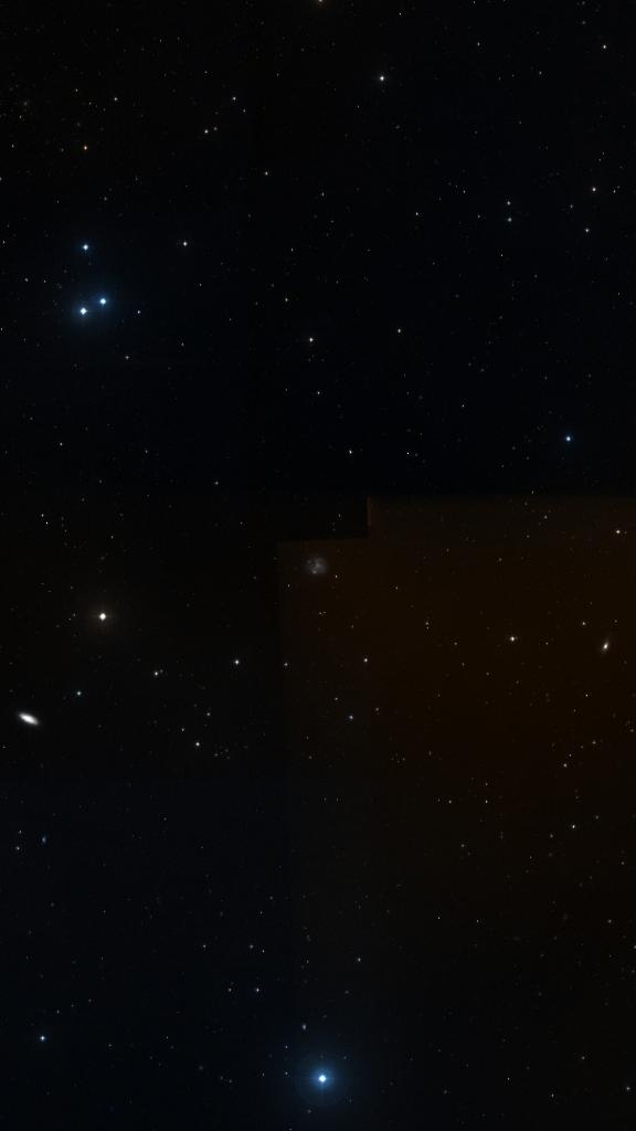 Le ciel autour de IC 4182, cadré au champ de Seestar S30 Pro
