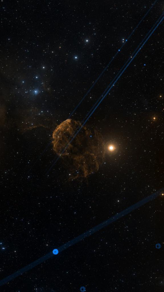Le ciel autour de IC 443, cadré au champ de Seestar S30 Pro