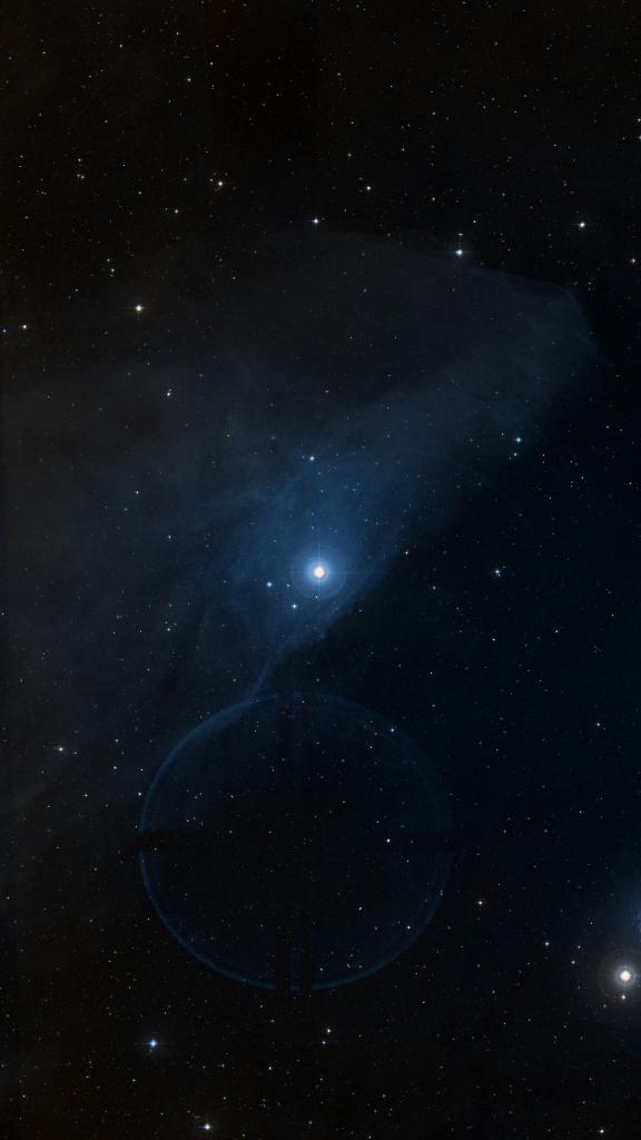 Le ciel autour de IC 4592, cadré au champ de Seestar S30 Pro