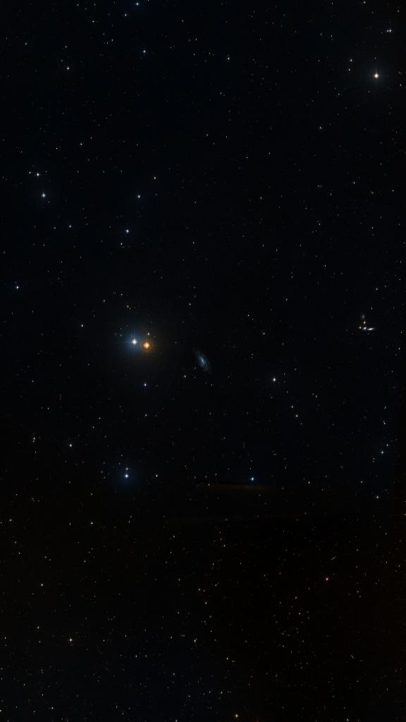 Le ciel autour de IC 5201, cadré au champ de Seestar S30 Pro