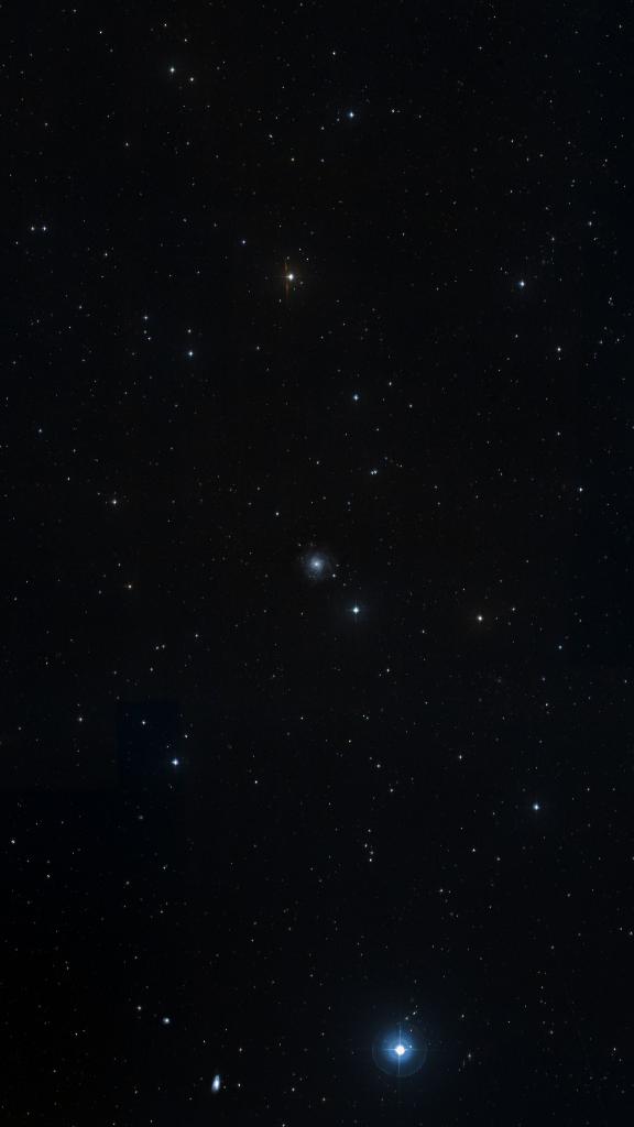 Le ciel autour de IC 5332, cadré au champ de Seestar S30 Pro