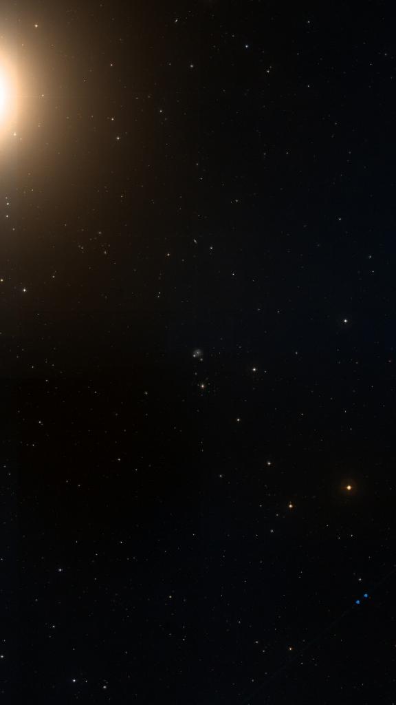 Le ciel autour de IC 983, cadré au champ de Seestar S30 Pro