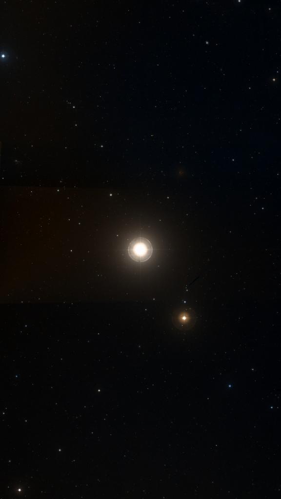Le ciel autour de Izar, cadré au champ de Seestar S30 Pro