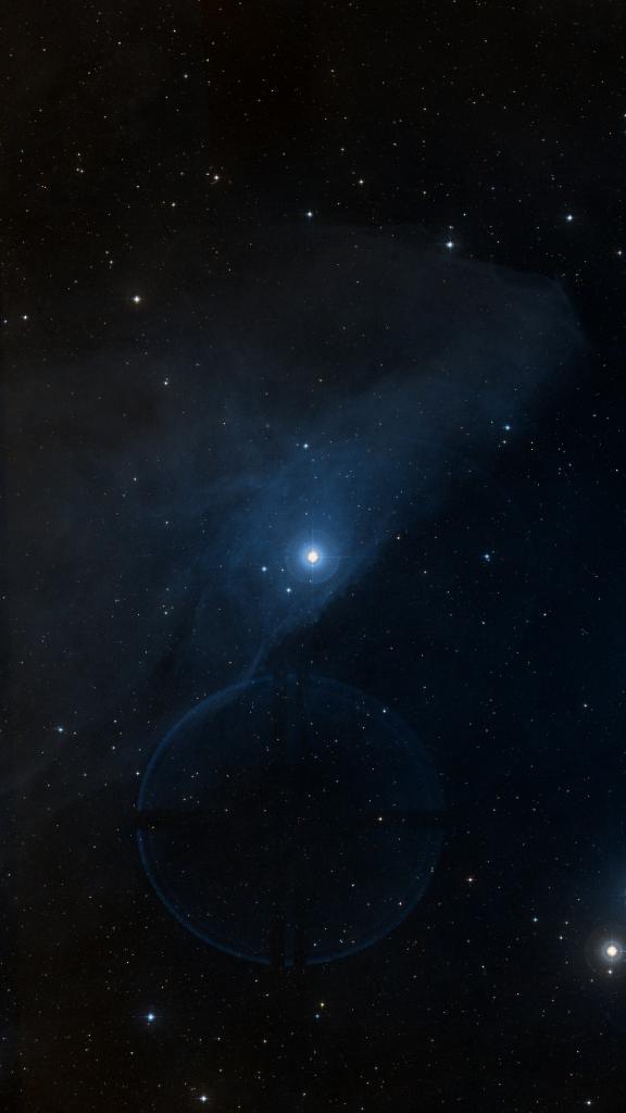 Le ciel autour de Jabbah, cadré au champ de Seestar S30 Pro
