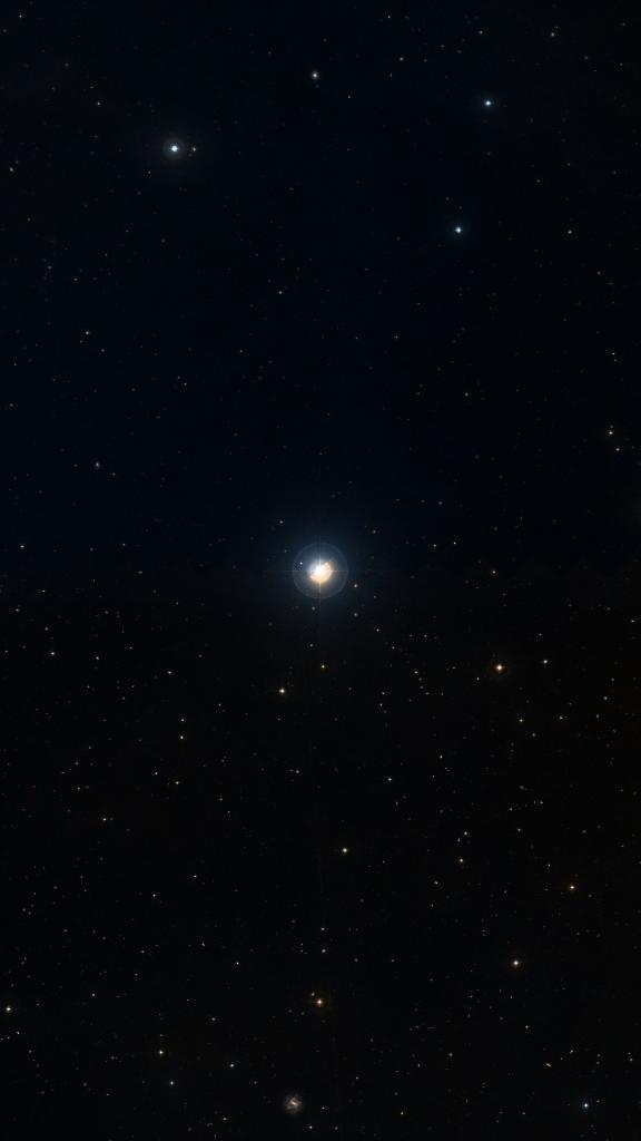 Le ciel autour de Kaffaljidhma, cadré au champ de Seestar S30 Pro