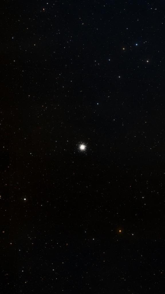 Le ciel autour de M 12, cadré au champ de Seestar S30 Pro