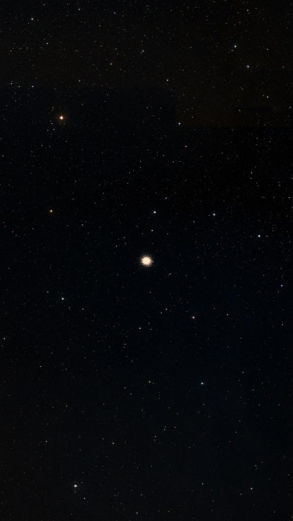 Le ciel autour de M 14, cadré au champ de Seestar S30 Pro