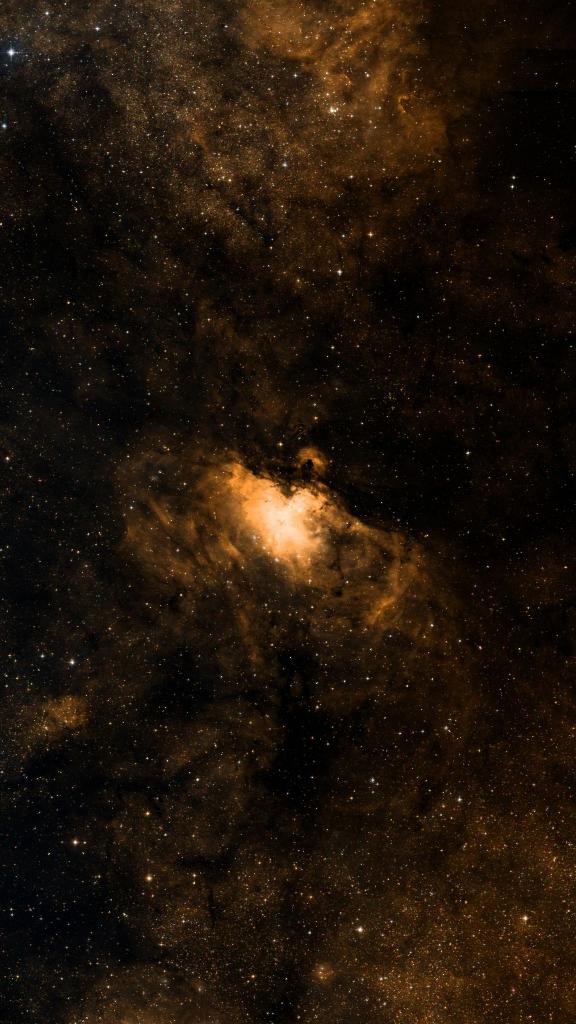 Le ciel autour de M 16, cadré au champ de Seestar S30 Pro