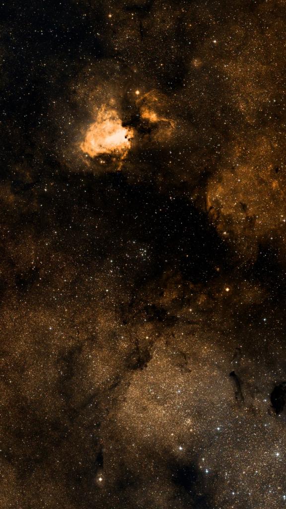 Le ciel autour de M 18, cadré au champ de Seestar S30 Pro
