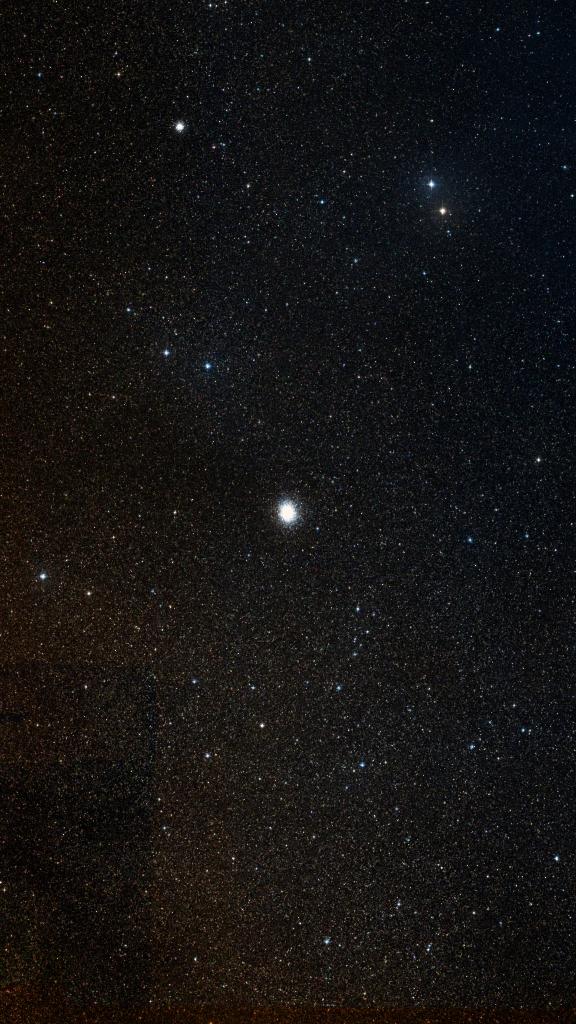 Le ciel autour de M 19, cadré au champ de Seestar S30 Pro