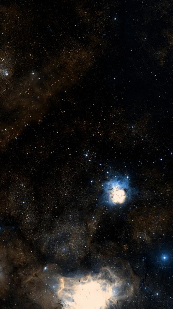Le ciel autour de M 21, cadré au champ de Seestar S30 Pro