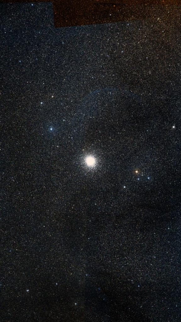 Le ciel autour de M 22, cadré au champ de Seestar S30 Pro