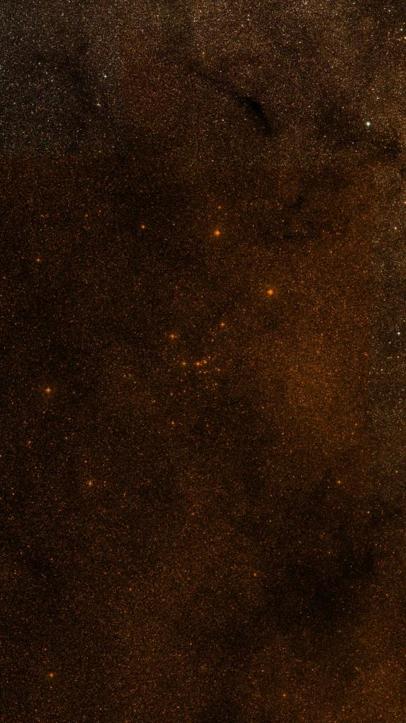 Le ciel autour de M 25, cadré au champ de Seestar S30 Pro