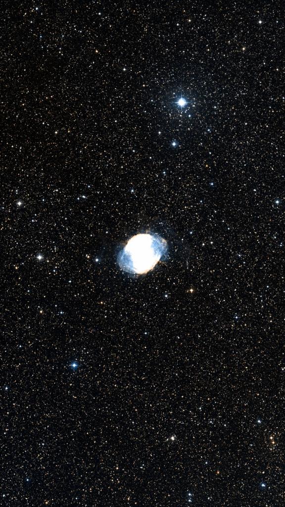 M 27 cadré au champ du Seestar S50