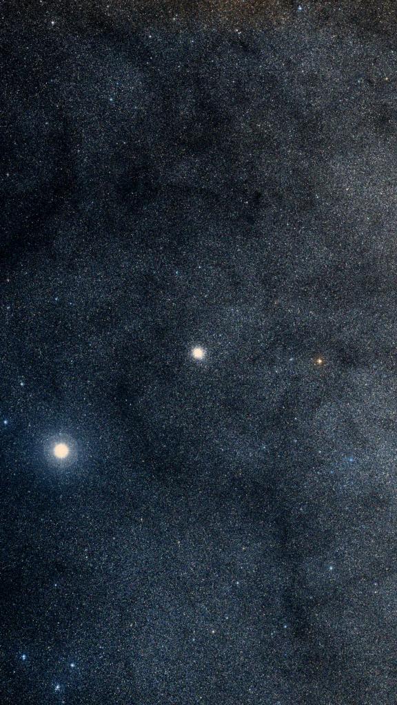 Le ciel autour de M 28, cadré au champ de Seestar S30 Pro