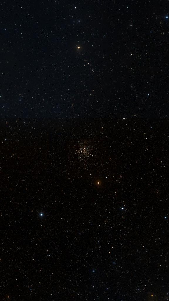 Le ciel autour de M 37, cadré au champ de Seestar S30 Pro