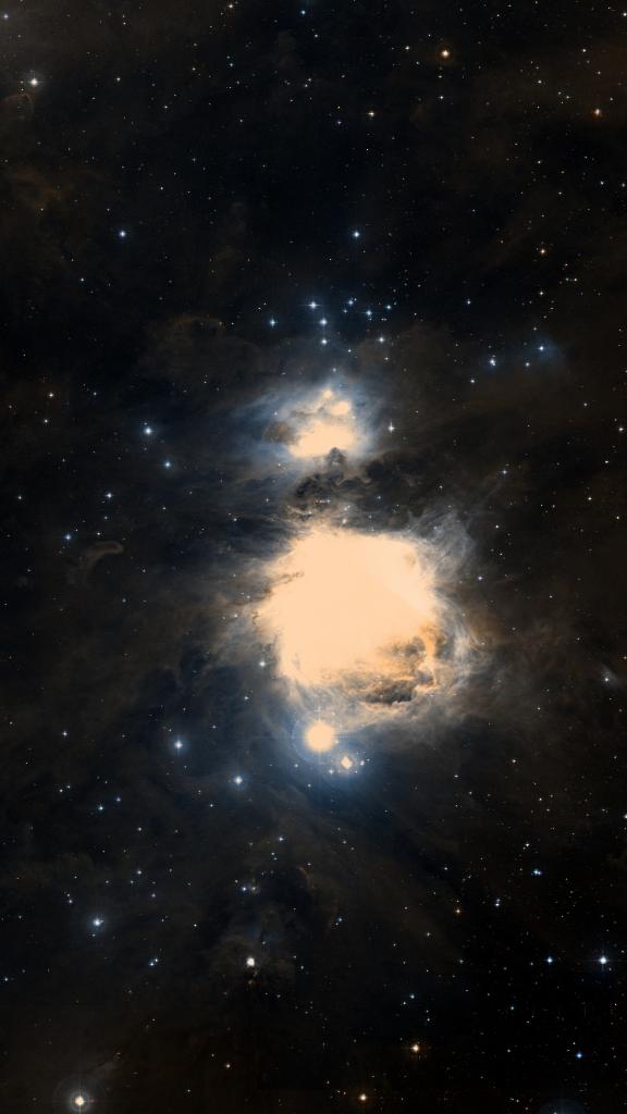 Le ciel autour de M 43, cadré au champ de Seestar S30 Pro