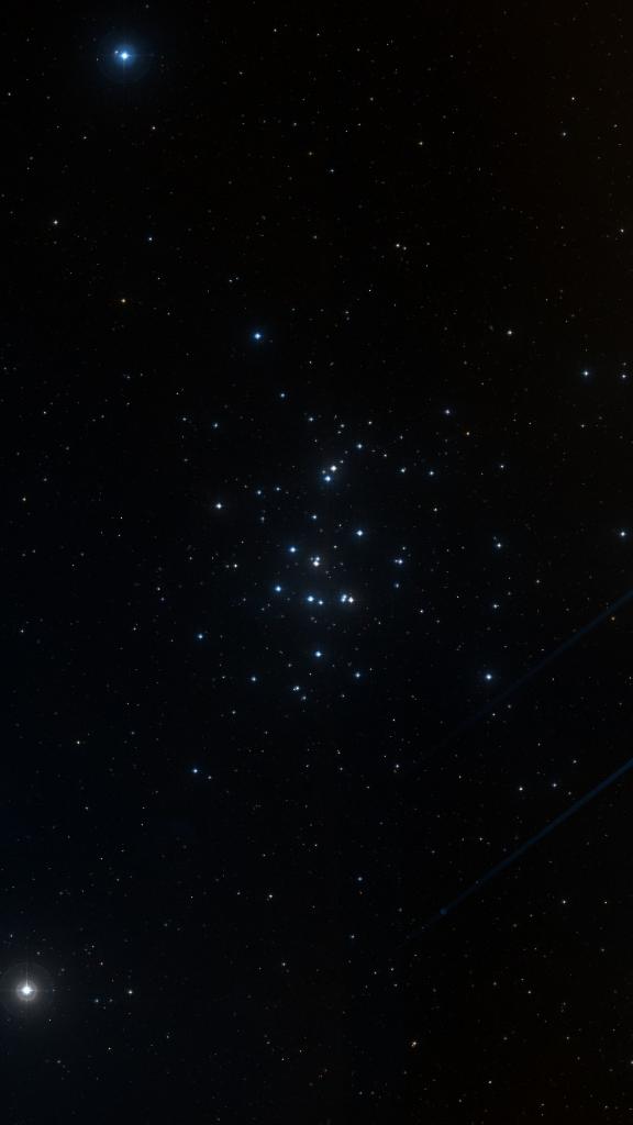 Le ciel autour de M 44, cadré au champ de Seestar S30 Pro