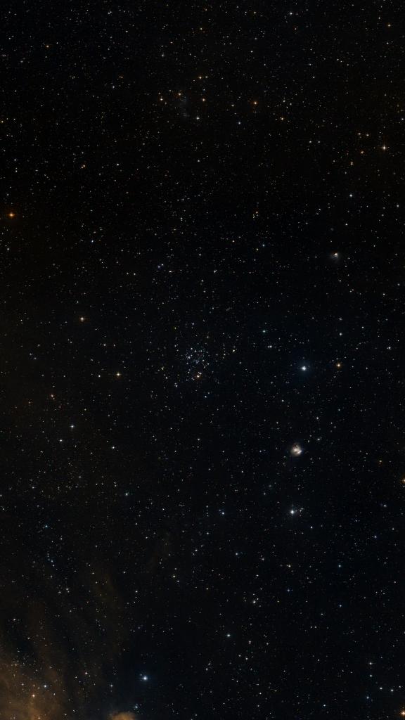 Le ciel autour de M 50, cadré au champ de Seestar S30 Pro