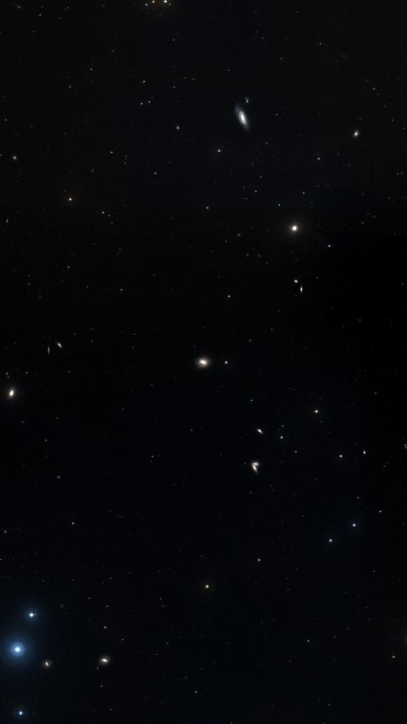 Le ciel autour de M 58, cadré au champ de Seestar S30 Pro