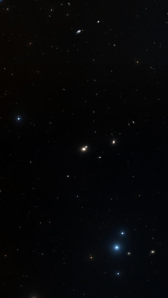 Le ciel autour de M 60, cadré au champ de Seestar S30 Pro