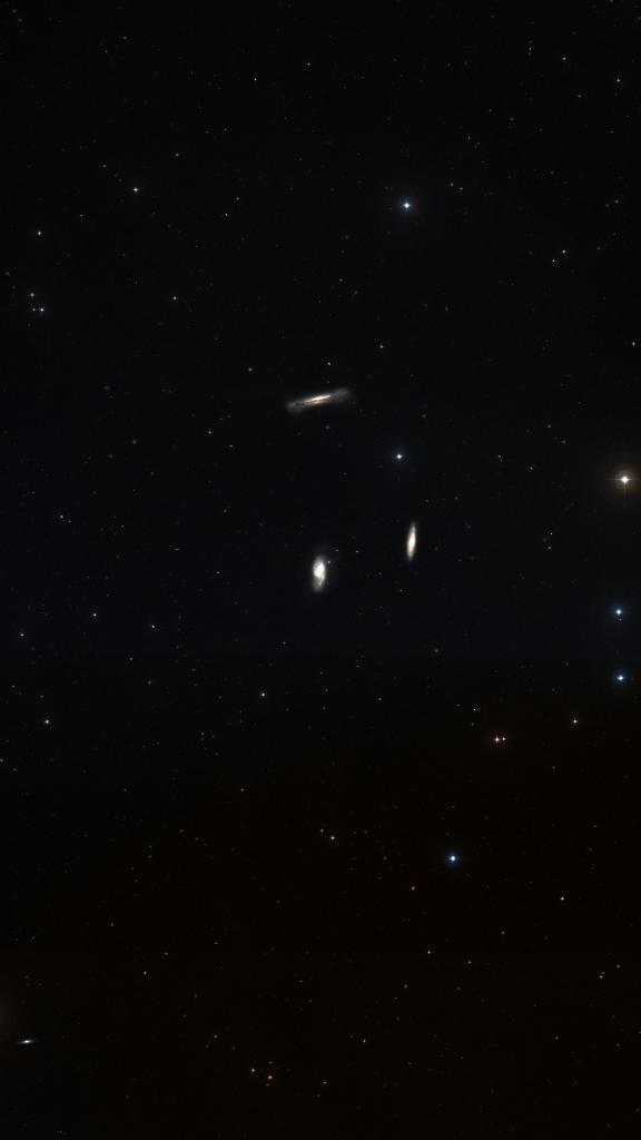 Le ciel autour de M 66, cadré au champ de Seestar S30 Pro