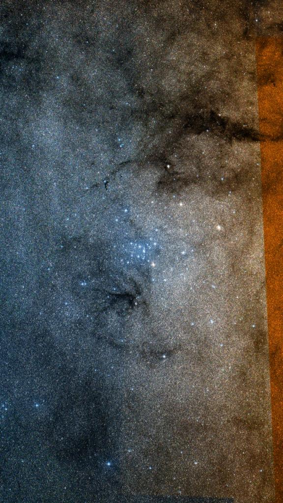 Le ciel autour de M 7, cadré au champ de Seestar S30 Pro